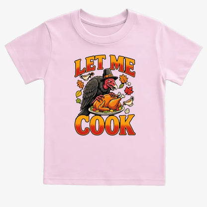 Let Me Cook-Kids T-Shirt-Pink