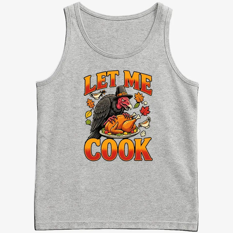 Let Me Cook-Men's Tank Top-Gray Heather