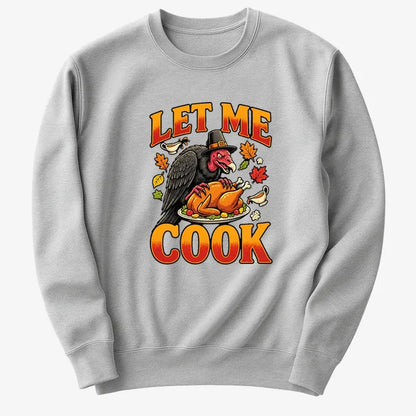 Let Me Cook-Sweatshirt-Gray Heather