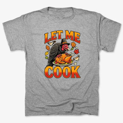 Let Me Cook-Unisex Heavyweight T-Shirt-Heather Gray