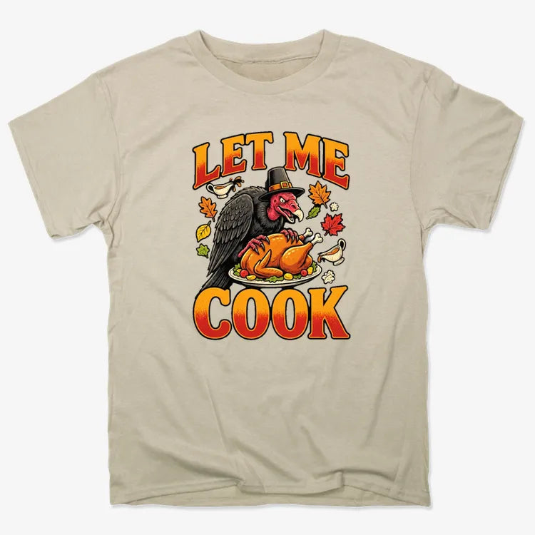 Let Me Cook-Unisex Heavyweight T-Shirt-Sand