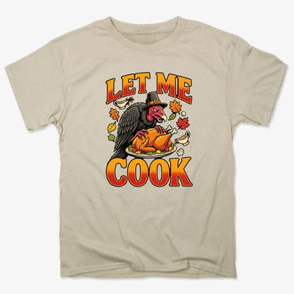 Let Me Cook-Unisex Heavyweight T-Shirt-Sand