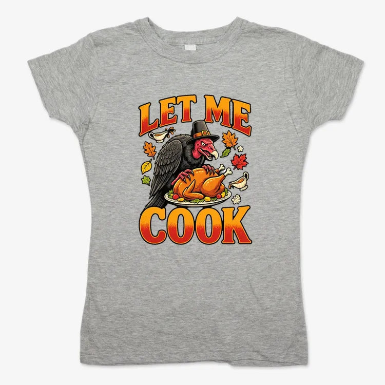 Let Me Cook-Women's T-Shirt-Gray Granite