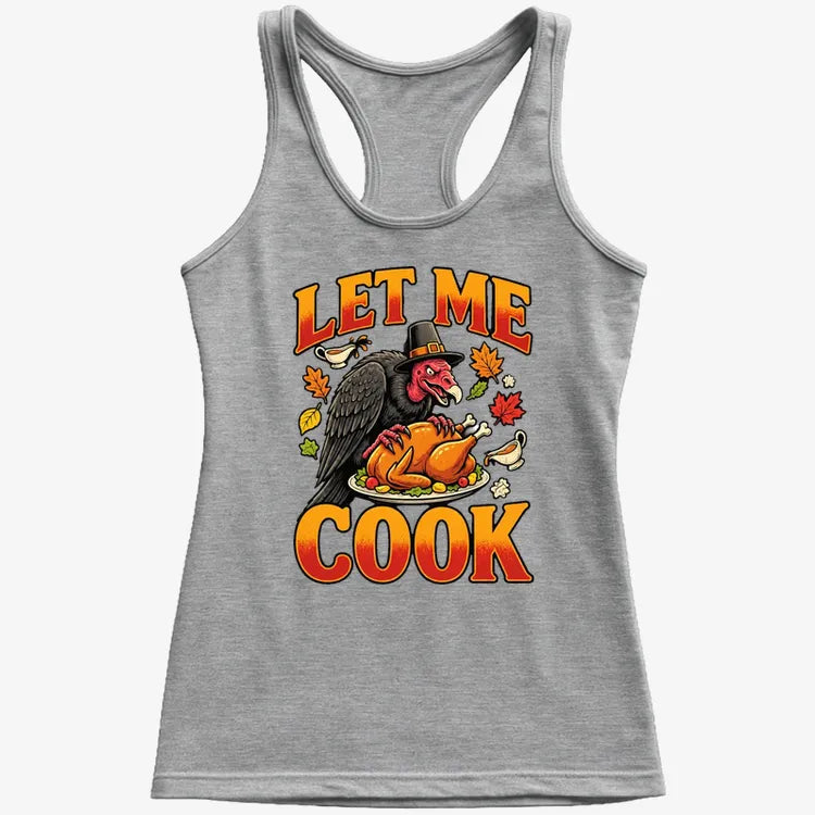 Let Me Cook-Women's Tank Top-Gray Granite