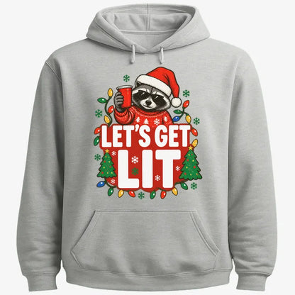 Let's Get Lit-Hoodie-Gray Heather