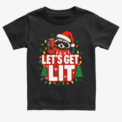 Let's Get Lit-Kids T-Shirt-Black