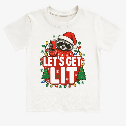 Let's Get Lit-Kids T-Shirt-White