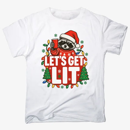 Let's Get Lit-Unisex Heavyweight T-Shirt-White