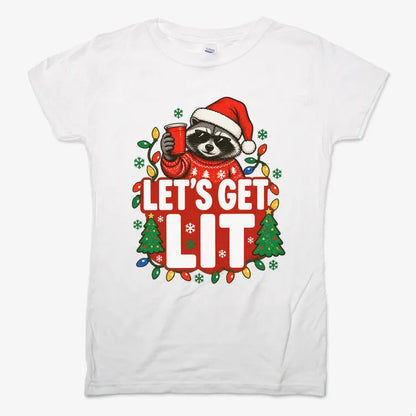 Let's Get Lit-Women's T-Shirt-Snow