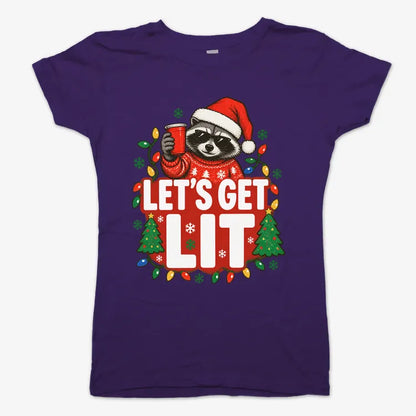 Let's Get Lit-Women's T-Shirt-Violet