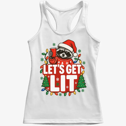 Let's Get Lit-Women's Tank Top-Snow