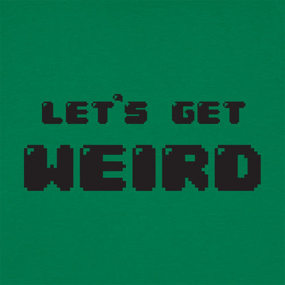 Let's Get Weird Retro 8Bit Pixel Text
