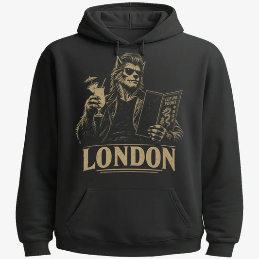 London Werewolf-Hoodie-Black