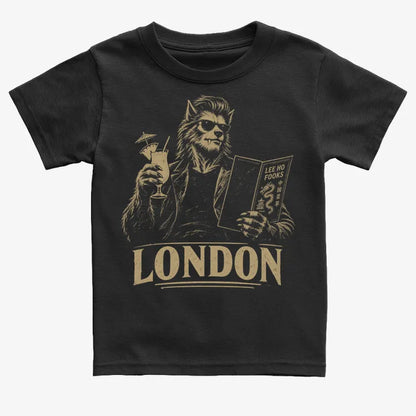 London Werewolf-Kids T-Shirt-Black