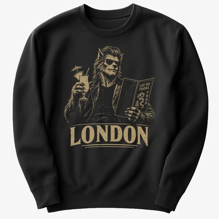 London Werewolf-Sweatshirt-Black