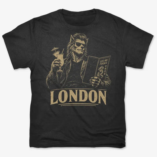 London Werewolf-Unisex Heavyweight T-Shirt-Black