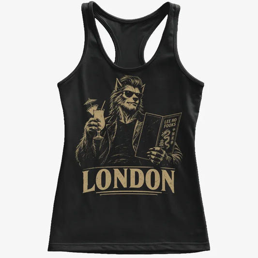 London Werewolf-Women's Tank Top-Midnight