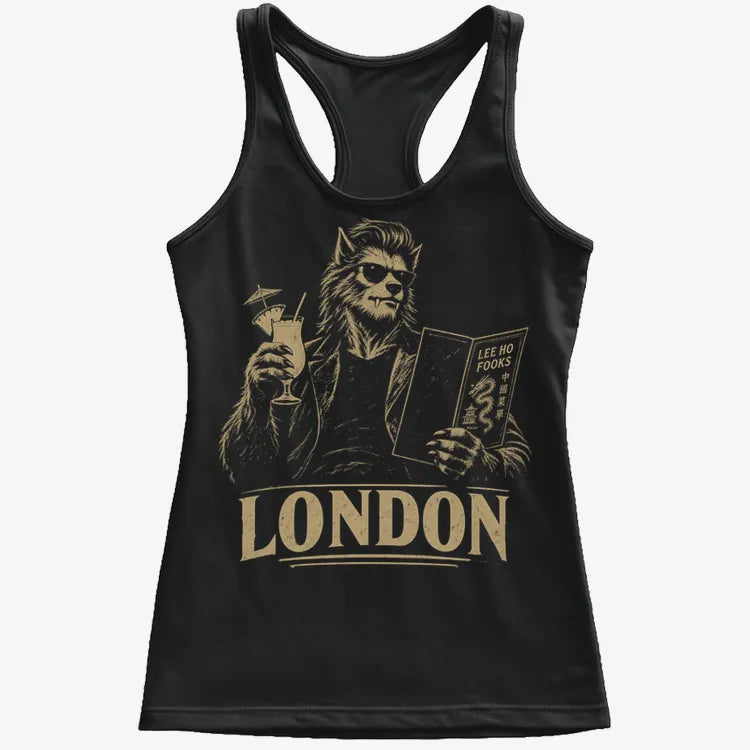 London Werewolf-Women's Tank Top-Midnight