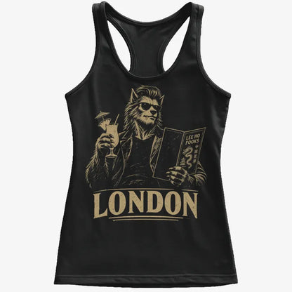 London Werewolf-Women's Tank Top-Midnight