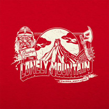 Lonely Mountain Greetings Travel Postcard with Dwarf and Axe