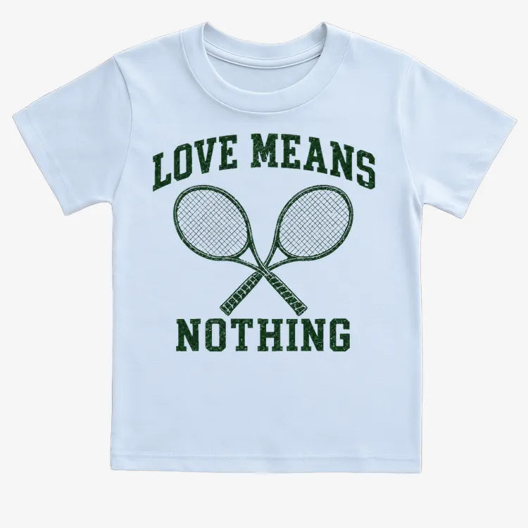 Love Means Nothing-Kids T-Shirt-Blue