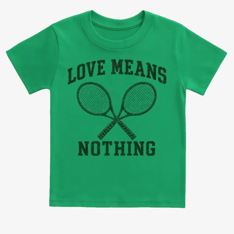 Love Means Nothing-Kids T-Shirt-Green