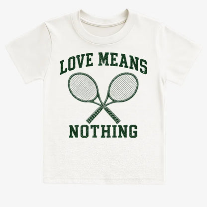 Love Means Nothing-Kids T-Shirt-White