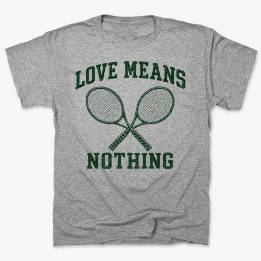 Love Means Nothing-Unisex Heavyweight T-Shirt-Heather Gray