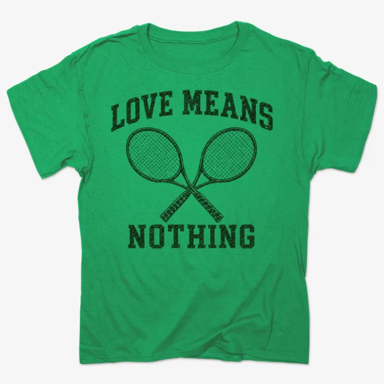 Love Means Nothing-Unisex Heavyweight T-Shirt-Kelly Green Heather