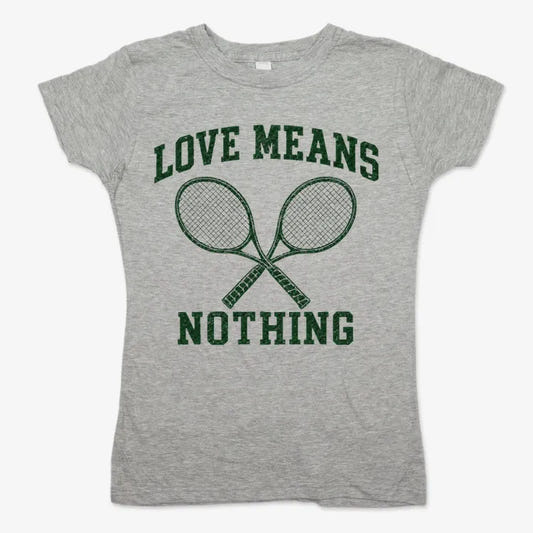 Love Means Nothing-Women's T-Shirt-Gray Granite