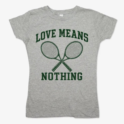 Love Means Nothing-Women's T-Shirt-Gray Granite