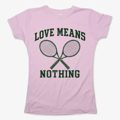 Love Means Nothing-Women's T-Shirt-Soft Pink