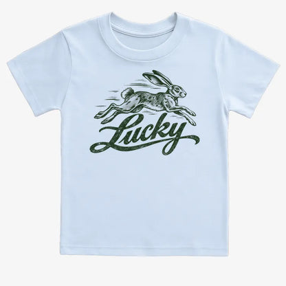 Lucky Rabbit-Kids T-Shirt-Blue