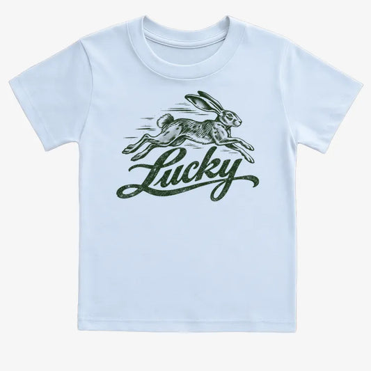 Lucky Rabbit-Kids T-Shirt-Blue