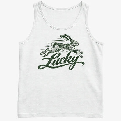 Lucky Rabbit-Men's Tank Top-White