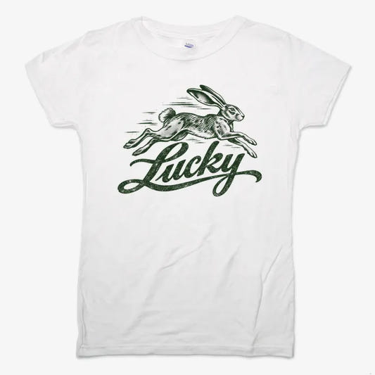 Lucky Rabbit-Women's T-Shirt-Snow