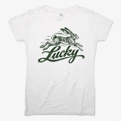 Lucky Rabbit-Women's T-Shirt-Snow