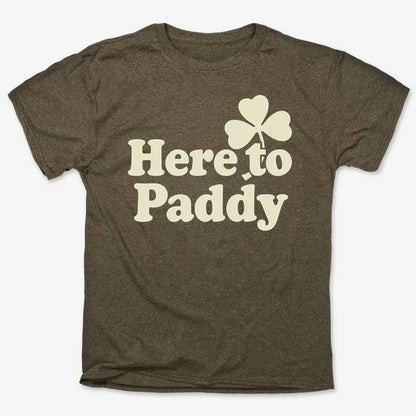 Here to Paddy St. Patrick's Day Shamrock Pun