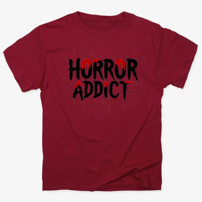 Horror Addict Blood Drip Graphic