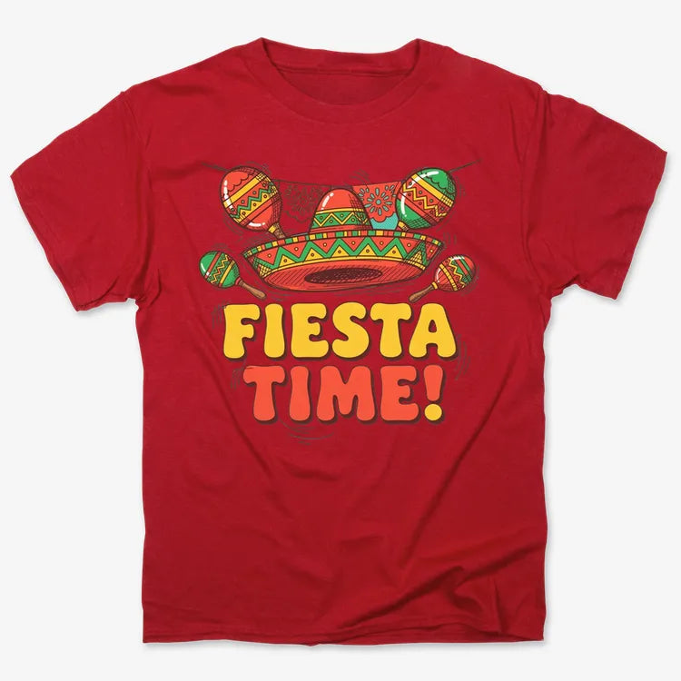 Vibrant Fiesta Time T-Shirt