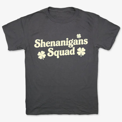 Shenanigans Squad St. Patrick's Day Four Leaf Clover Design