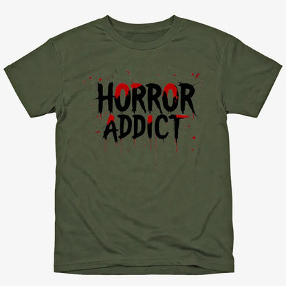 Horror Addict Blood Drip Graphic
