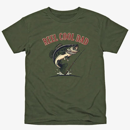 Reel Cool Dad Fishing Tee