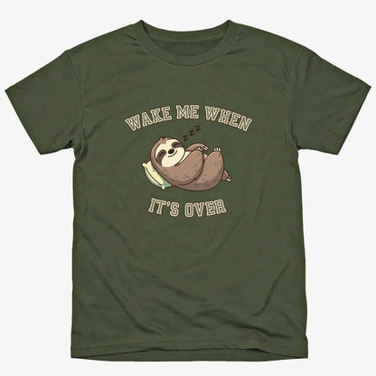 Wake Me When It's Over Sloth Vibe