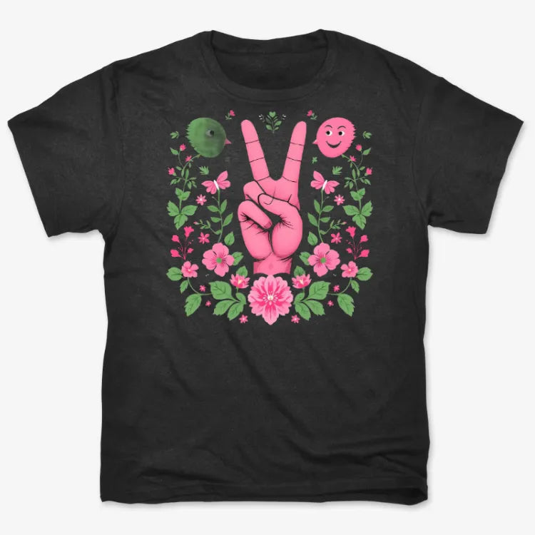 Peaceful Bloom Vibes Tee