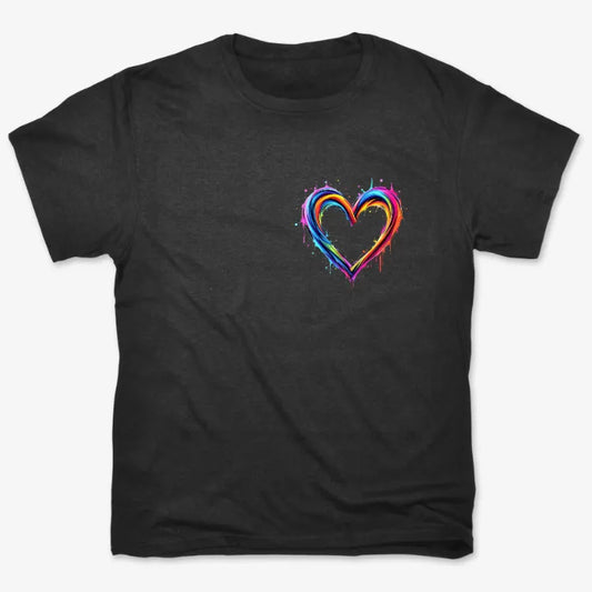 Rainbow Heartbeat Tee
