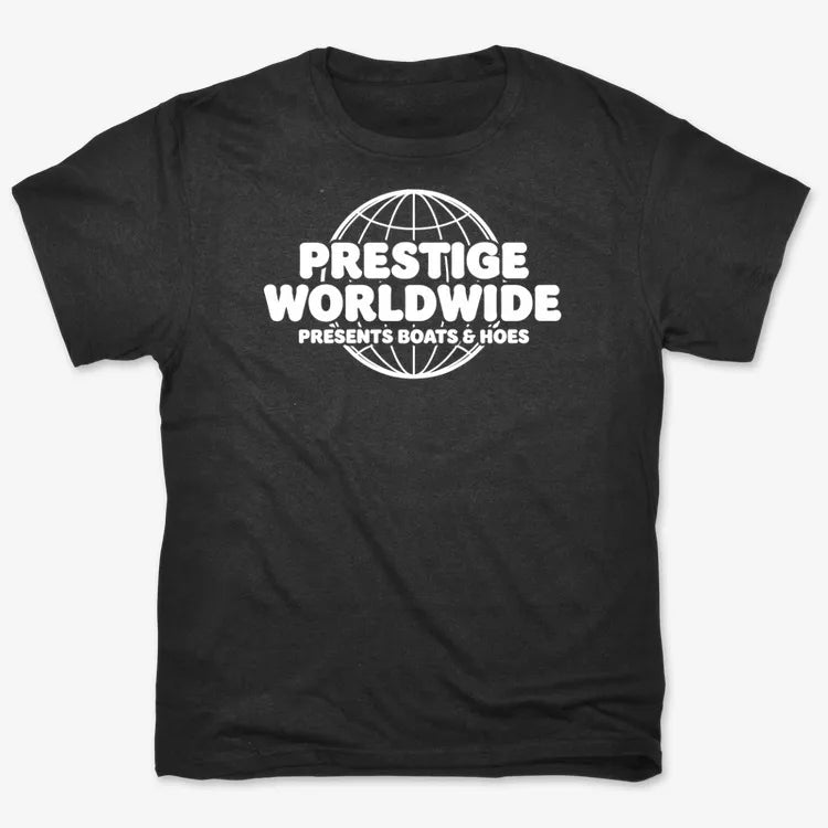 Prestige Worldwide Presents-Men's T-Shirt-Black
