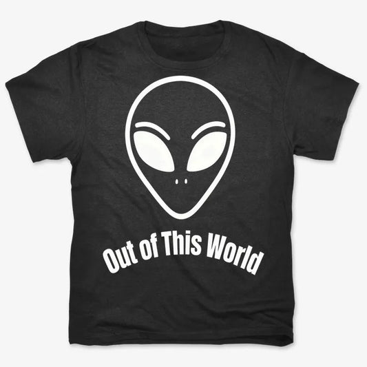 Out of This World Alien Graphic-Men's T-Shirt-Black