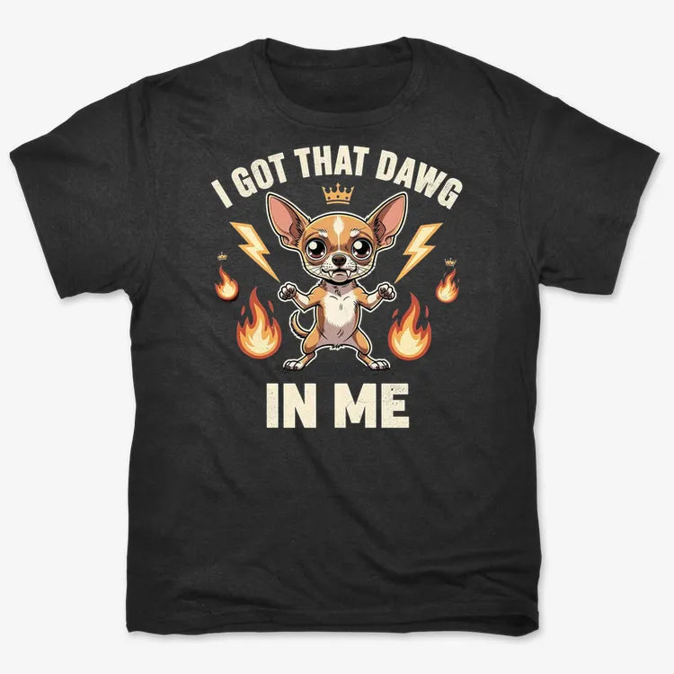 I Got That Dawg In Me-Men's T-Shirt-Black
