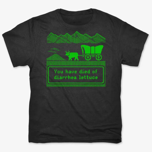 You Have Died of Diarrhea Lettuce-Men's T-Shirt-Black